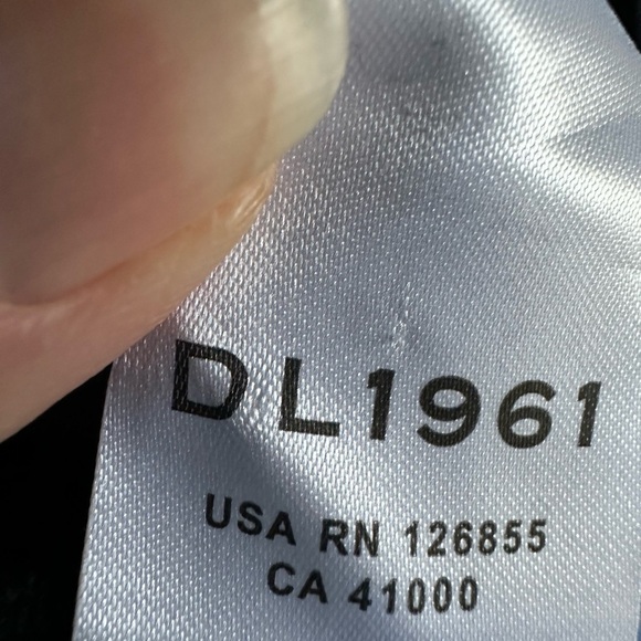 DL1961 Black Velvet Jeans “Chloe Skinny Limousine” Girls Size 14 EUC - Picture 8 of 10